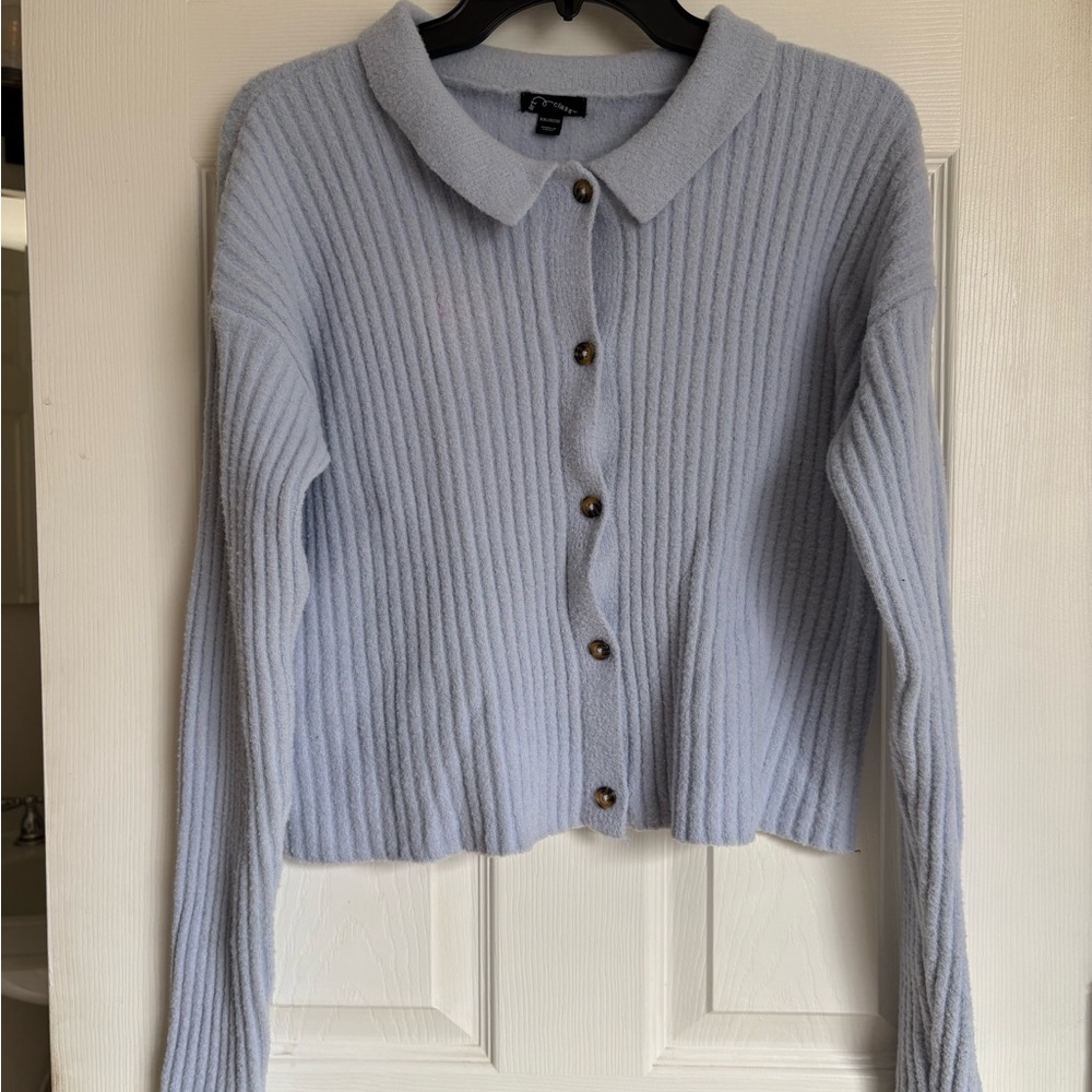🍒4/$15 Art Class Light Blue Ribbed Sweater